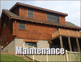  Belmont, Ohio Log Home Maintenance