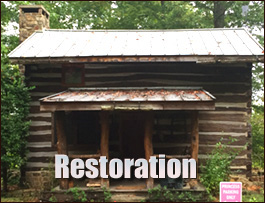Historic Log Cabin Restoration  Belmont County, Ohio